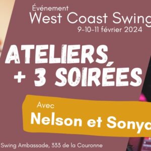 WCS // Ateliers + soirées avec Nelson & Sonya