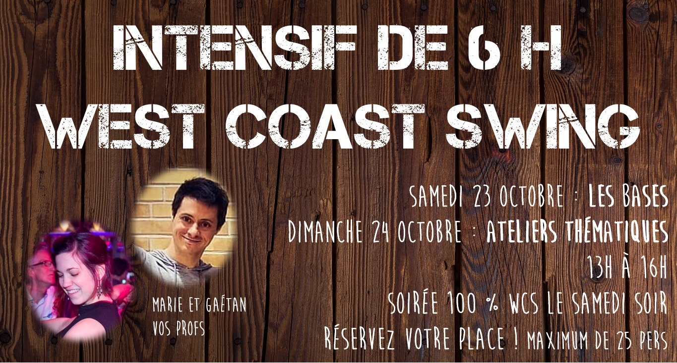 Intensif de West Coast Swing